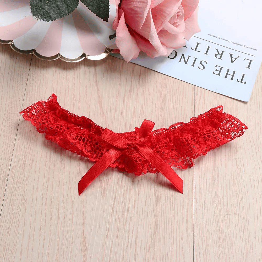 Lace Leg Garter Belts