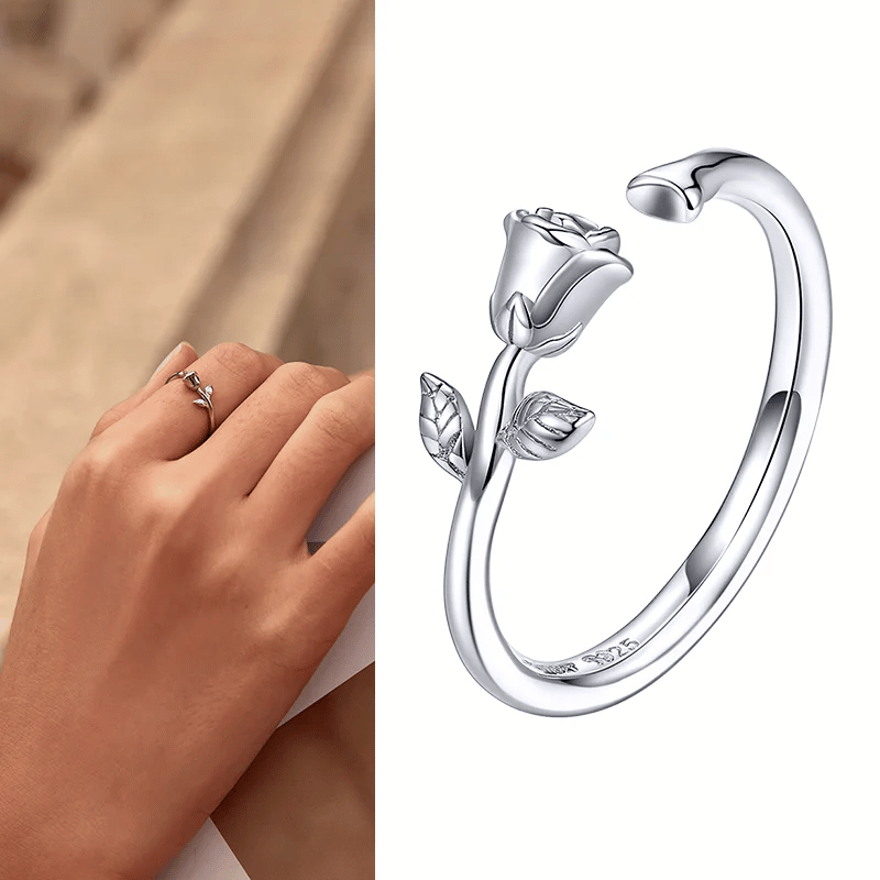 Themed Silver Open Rings