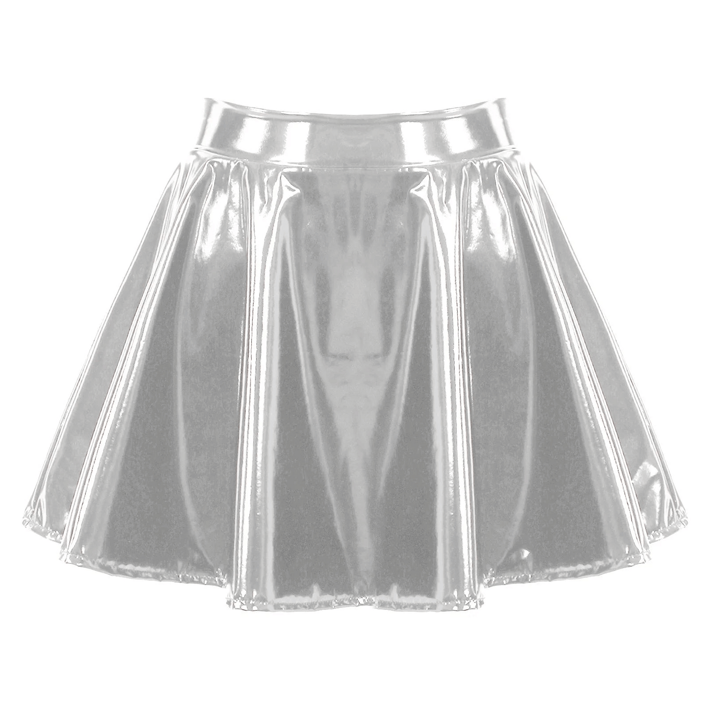 Glossy Short Skirt