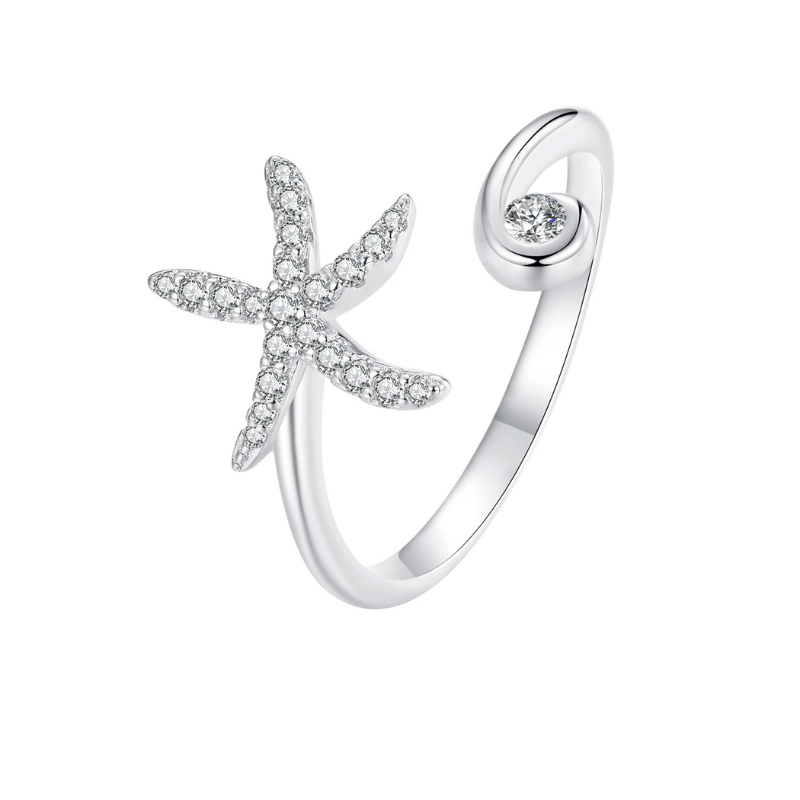 Ocean-Inspired Adjustable Rings