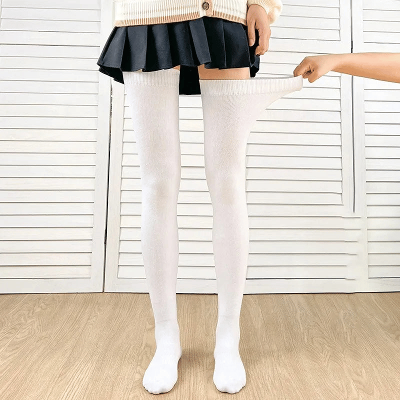 Extra Long Warm Thigh-High Socks - 31.5in (80cm)