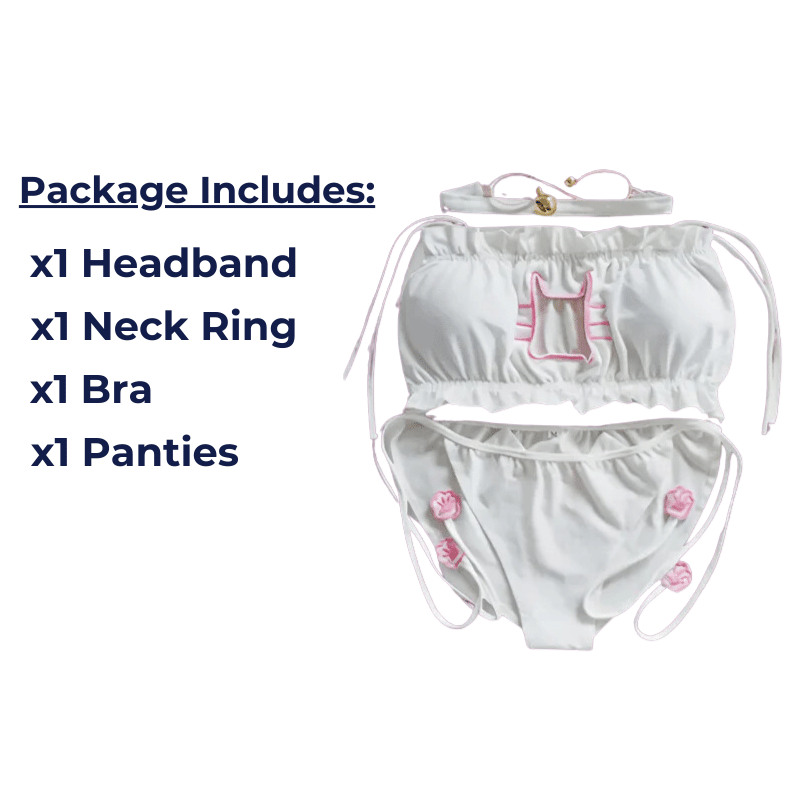Feminine Cat Costume Set