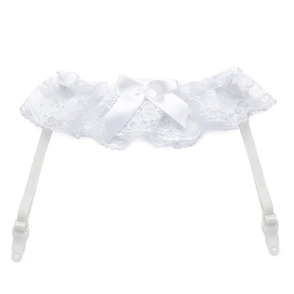 Lace Leg Garter Belts