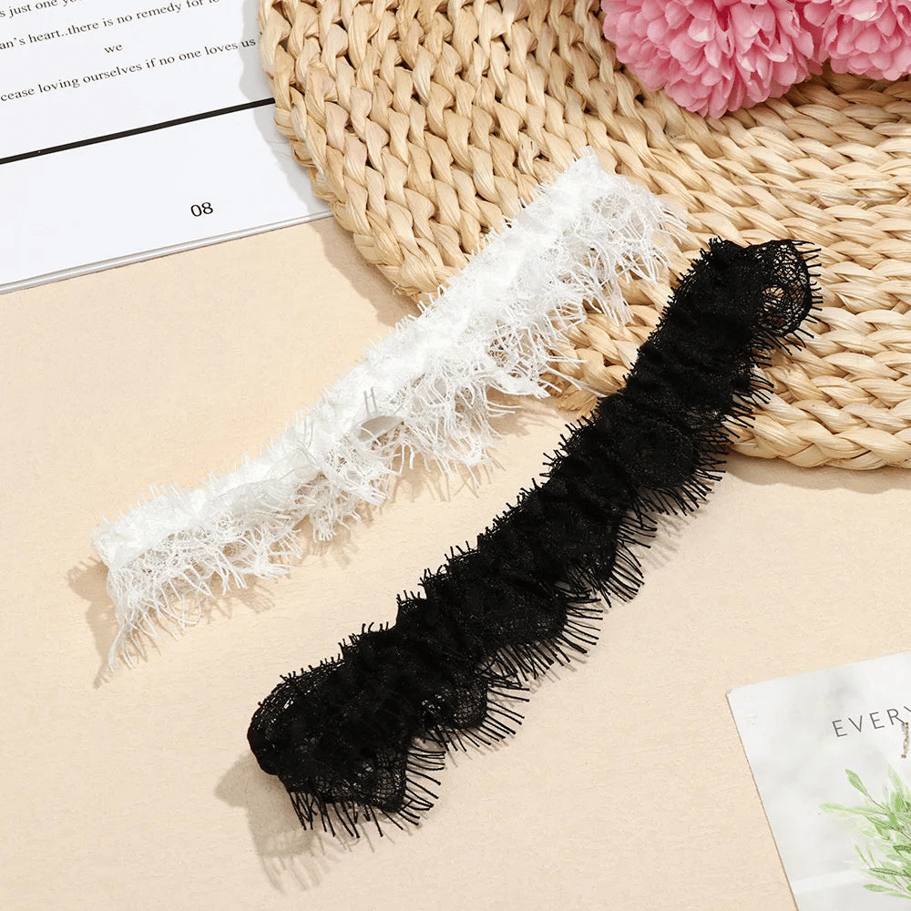 Lace Leg Garter Belts
