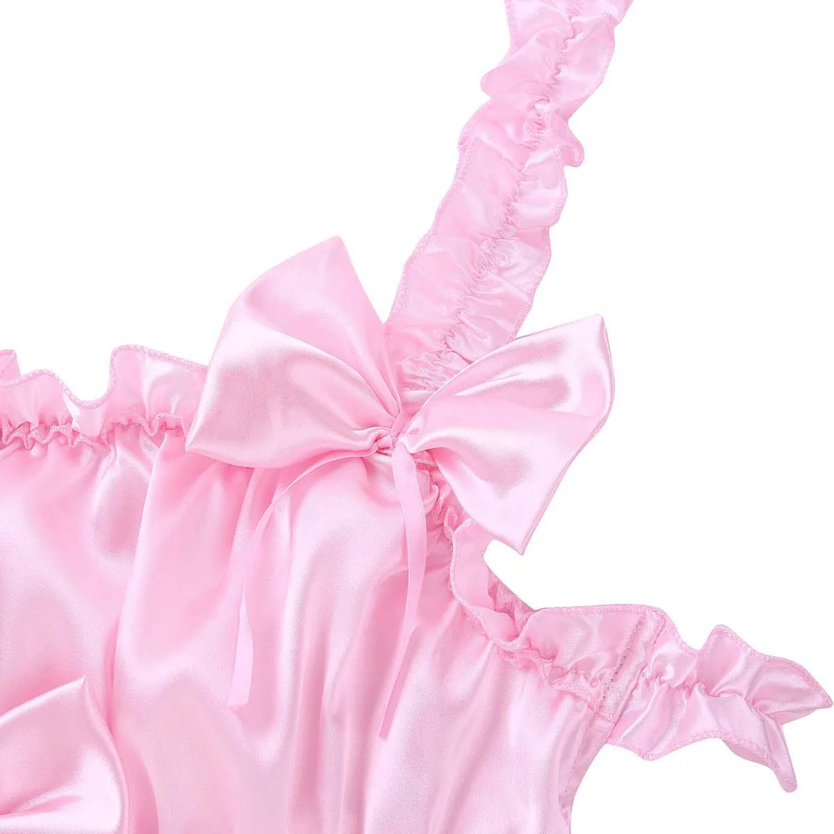 Satin Bow Lingerie Set
