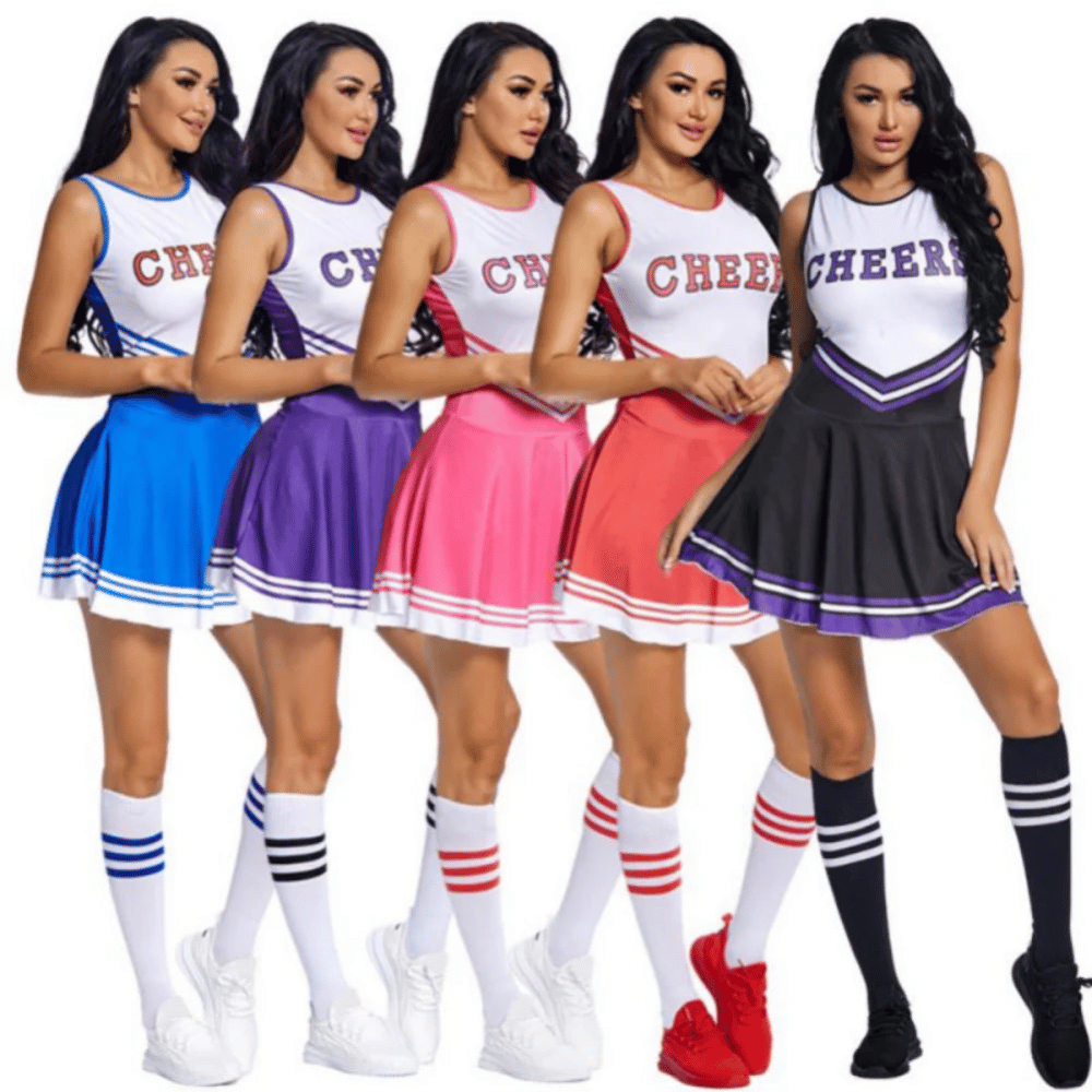 Cheerleader Costume Uniform Dress