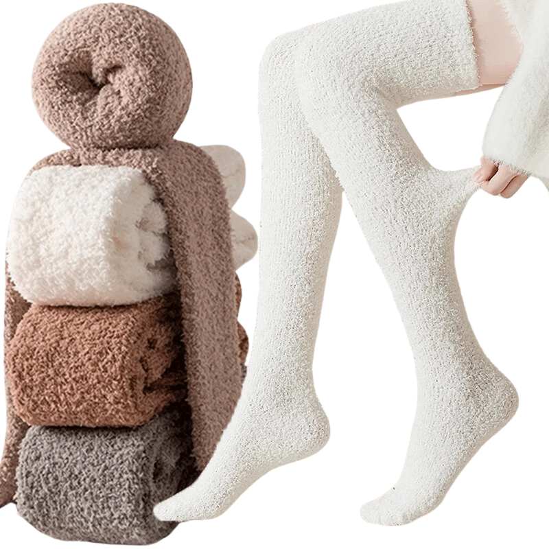 Cozy Plush Over-Knee Socks