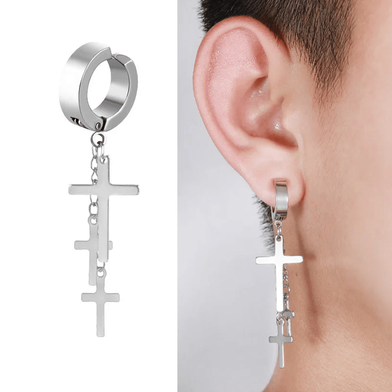 Silver Clip-On Earrings (No Piercing Required)