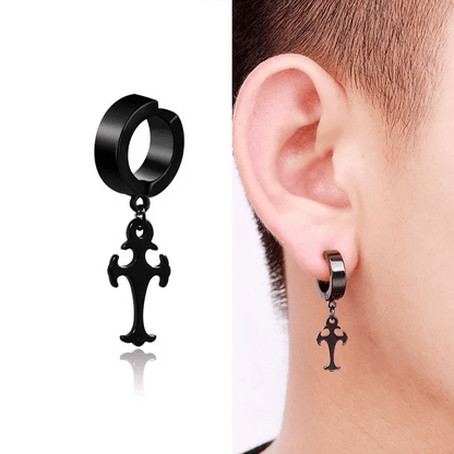 Gothic Style Clip-On Earrings (No Piercing Required)