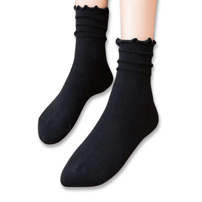 Minimalist Ruffle Socks - 5 Pack