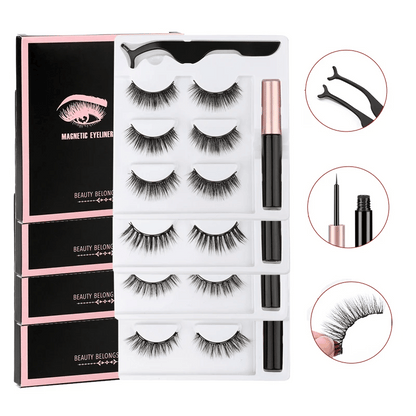 Ready-to-Use Magnetic Eyelashes Kit