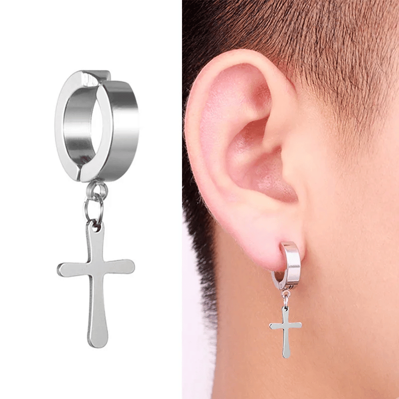 Silver Clip-On Earrings (No Piercing Required)