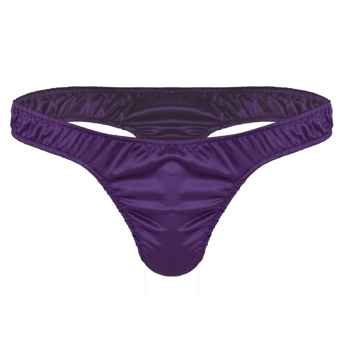 Elegant purple satin underwear