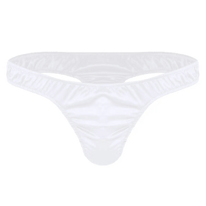 Classic white satin underwear