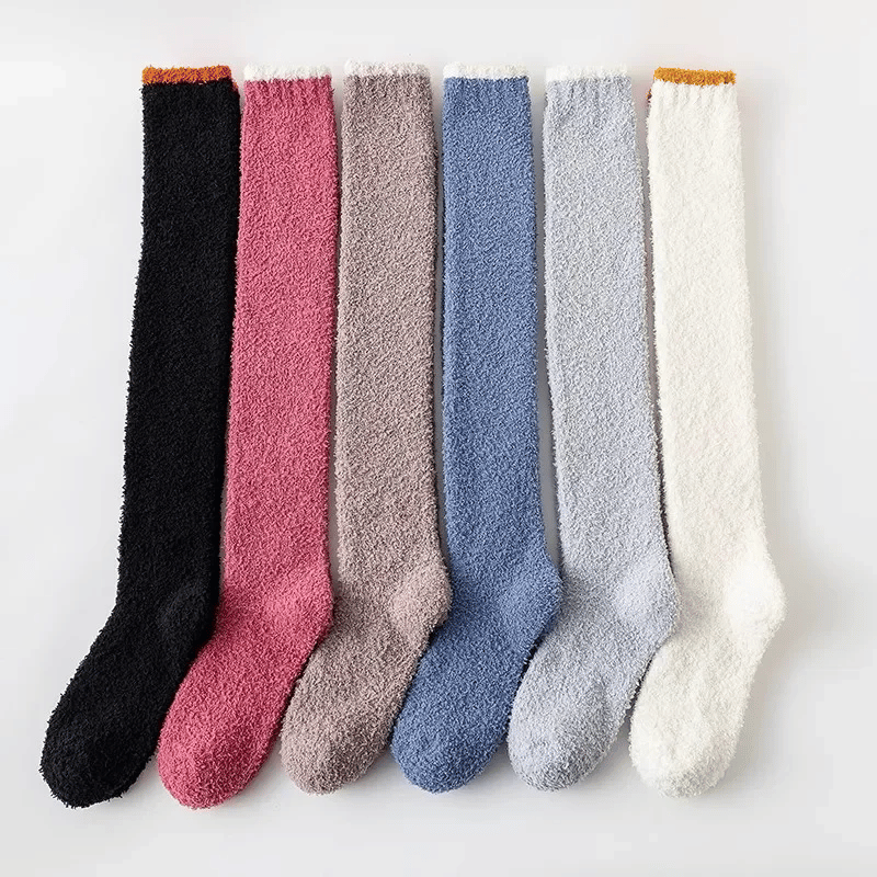 Cozy Plush Over-Knee Socks