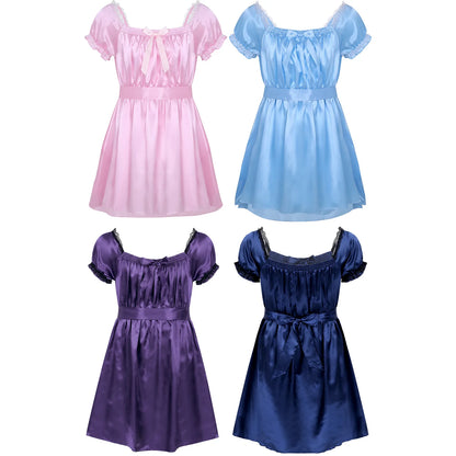 Feminine Nightwear Dress