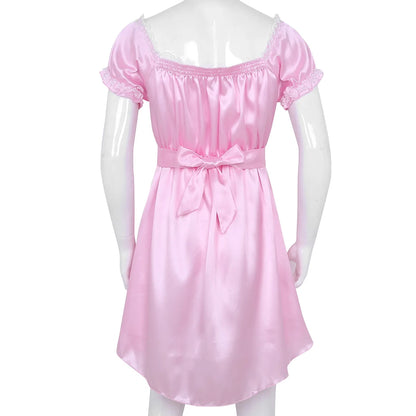 Feminine Nightwear Dress