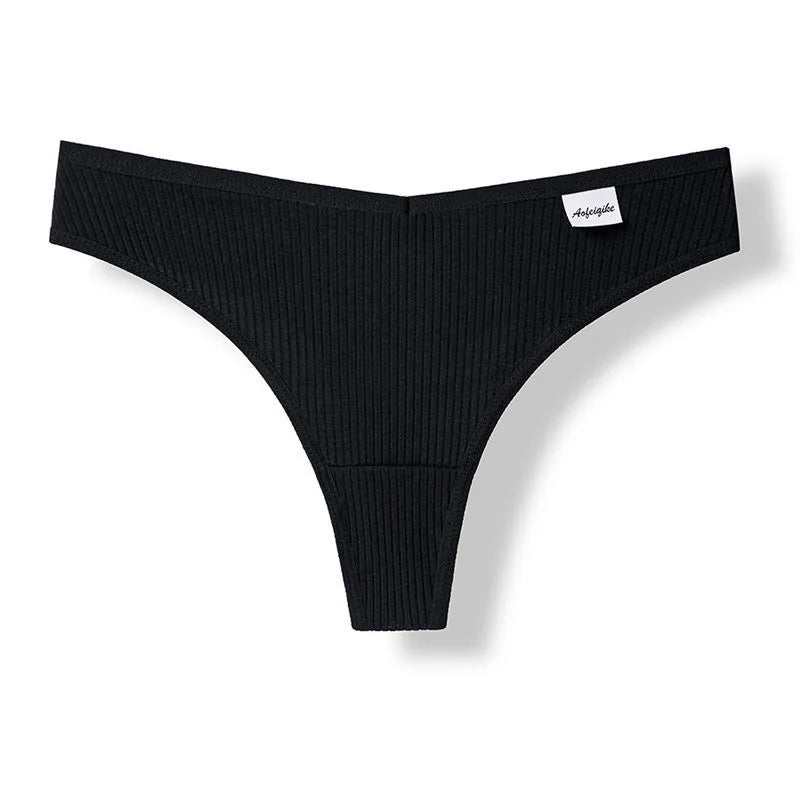 Black Cotton underwear with Breathable Fabric