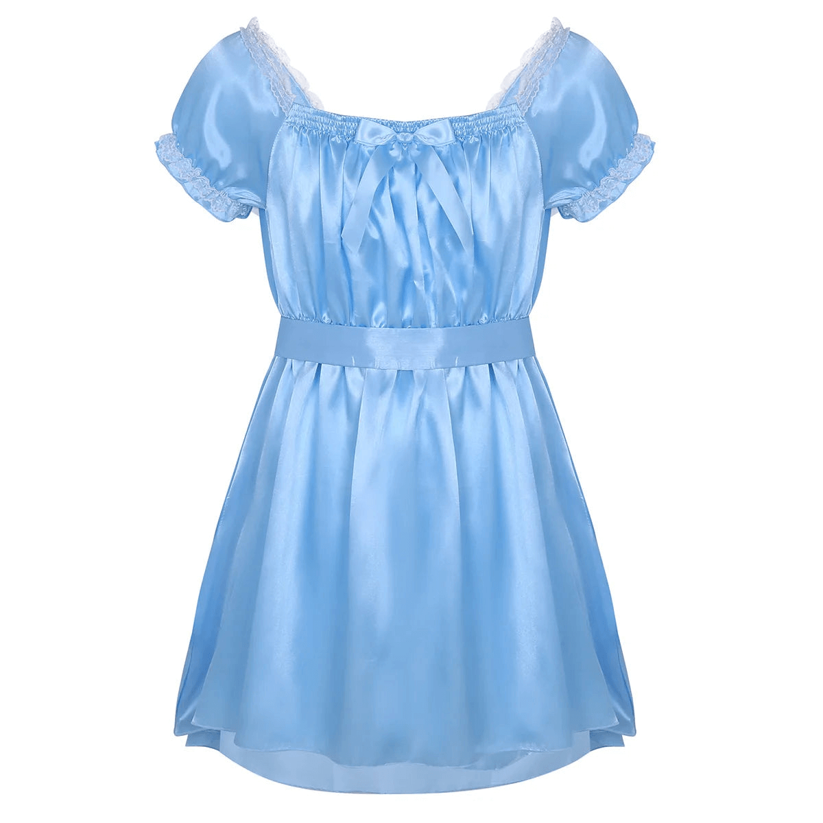 blue feminine dress for sleeping