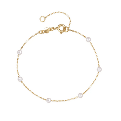 Feminine Discreet Pearl Bracelet