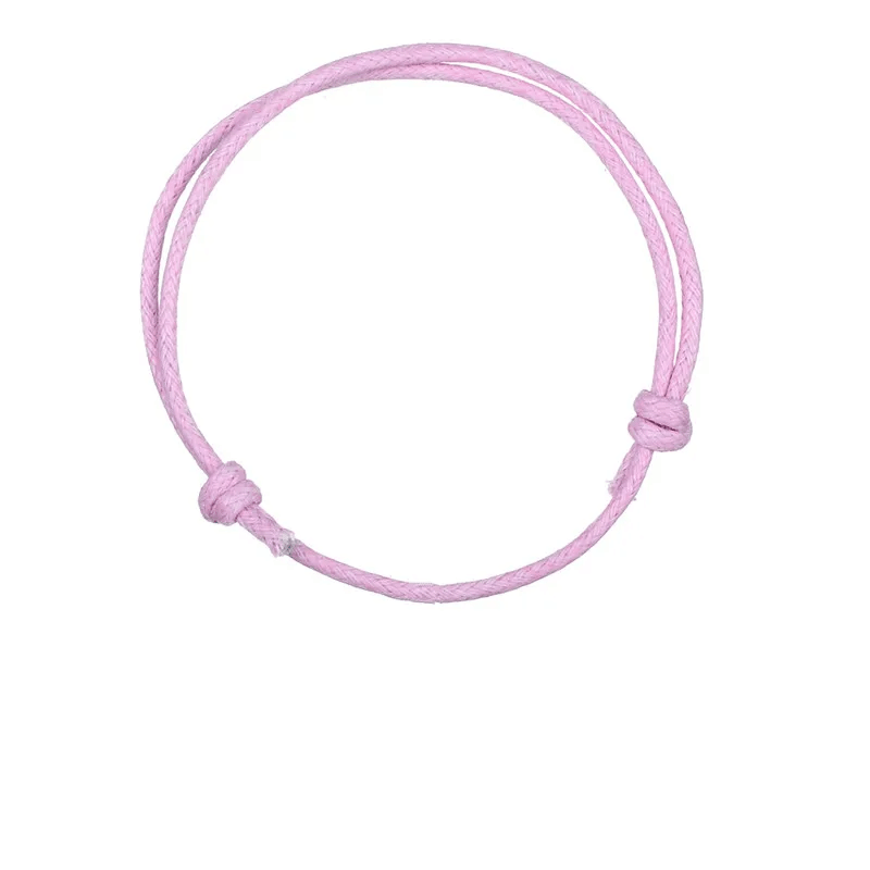 Adjustable Colorful Friendship Cord Bracelets - 10-Pack