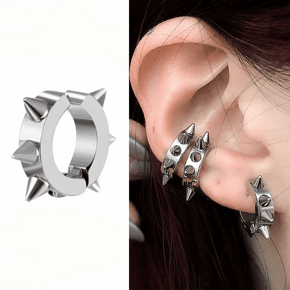 Silver Clip-On Earrings (No Piercing Required)